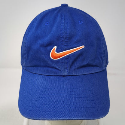 Nike Trucker Hat Blue One Size Heritage 86 Swoosh Adjustable Slideback Logo