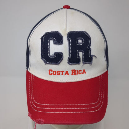 CR Costa Rica Slideback Hat Multi One Size Adjustable Colorblock Morpho