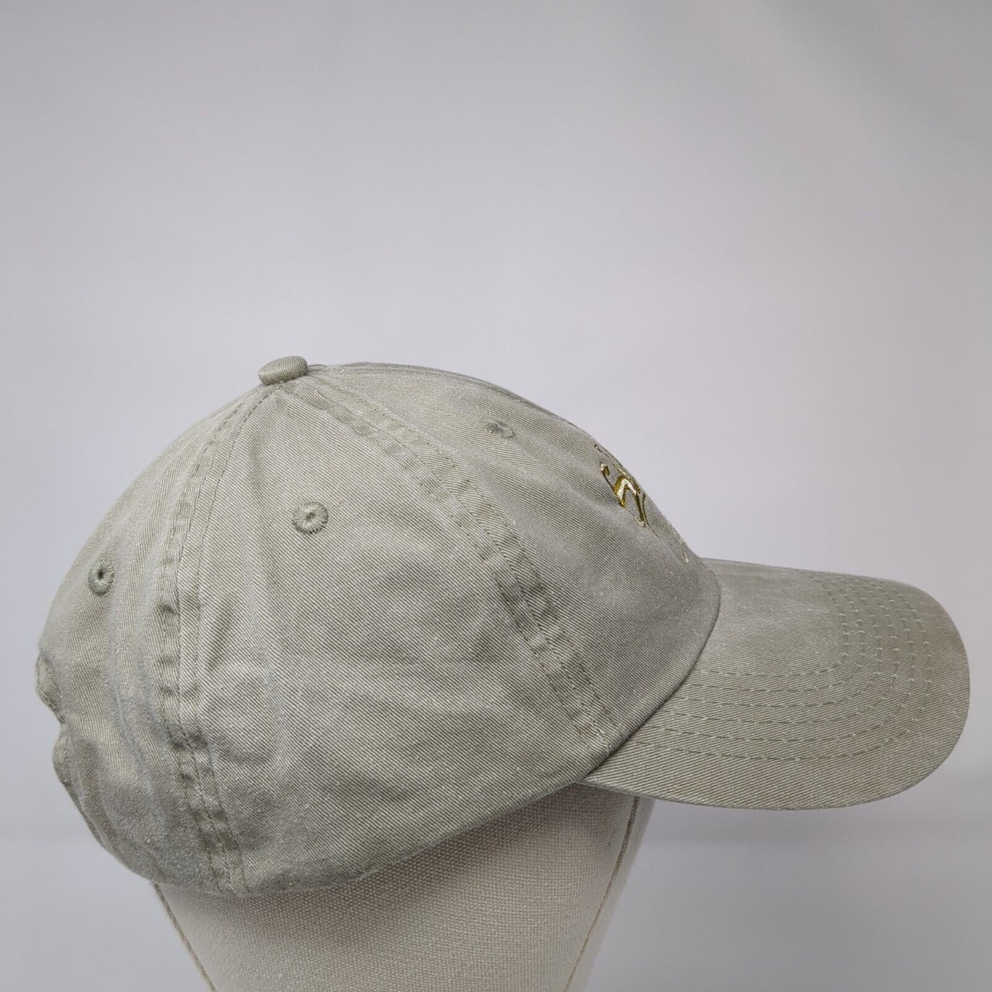 Silvey's Fly Fishing Strapback Hat Tan One Size Adjustable Fahrenheit