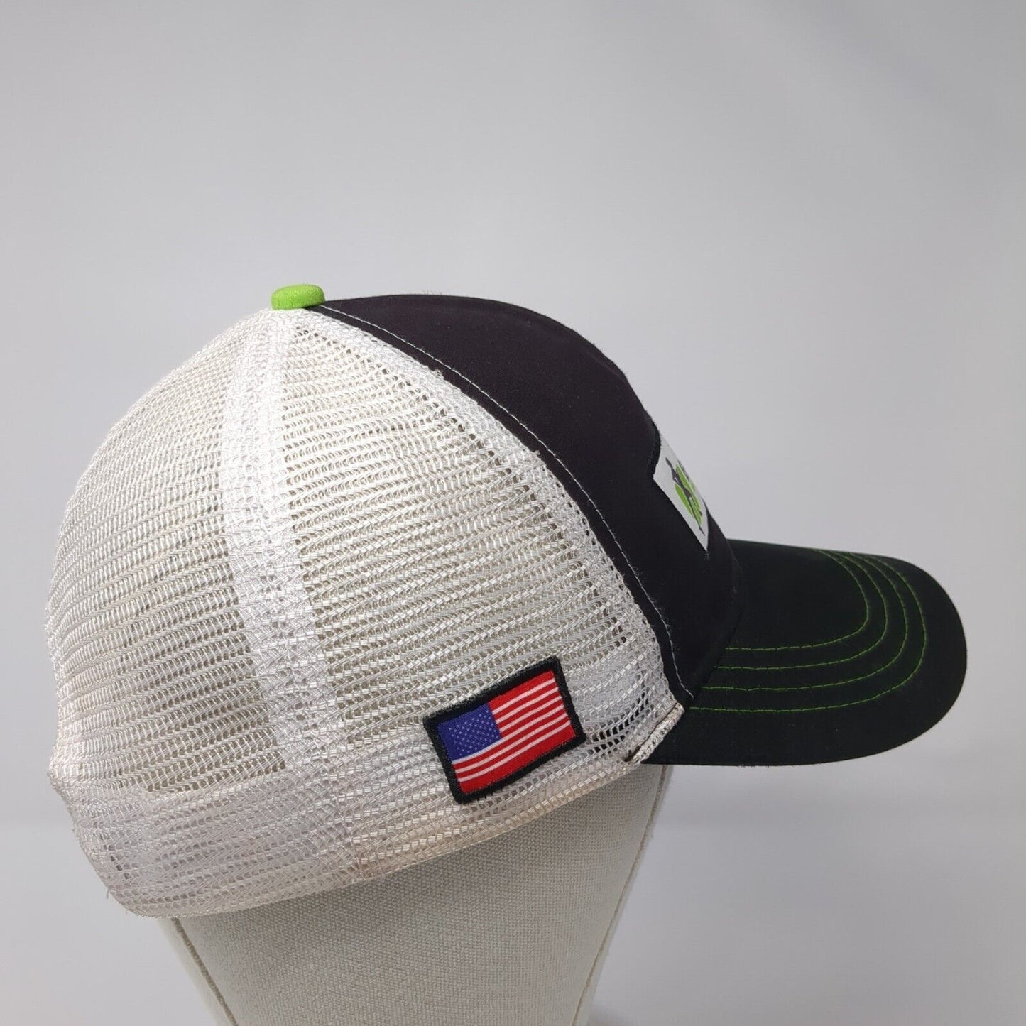 Enduro Financial Snapback Mesh Back Trucker Hat Black One Size Colorblock