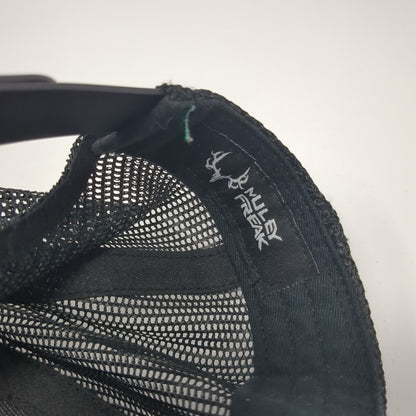 Muley Freak Snapback Trucker Hat Black One Size Adjustable Mesh Back 6 Panel
