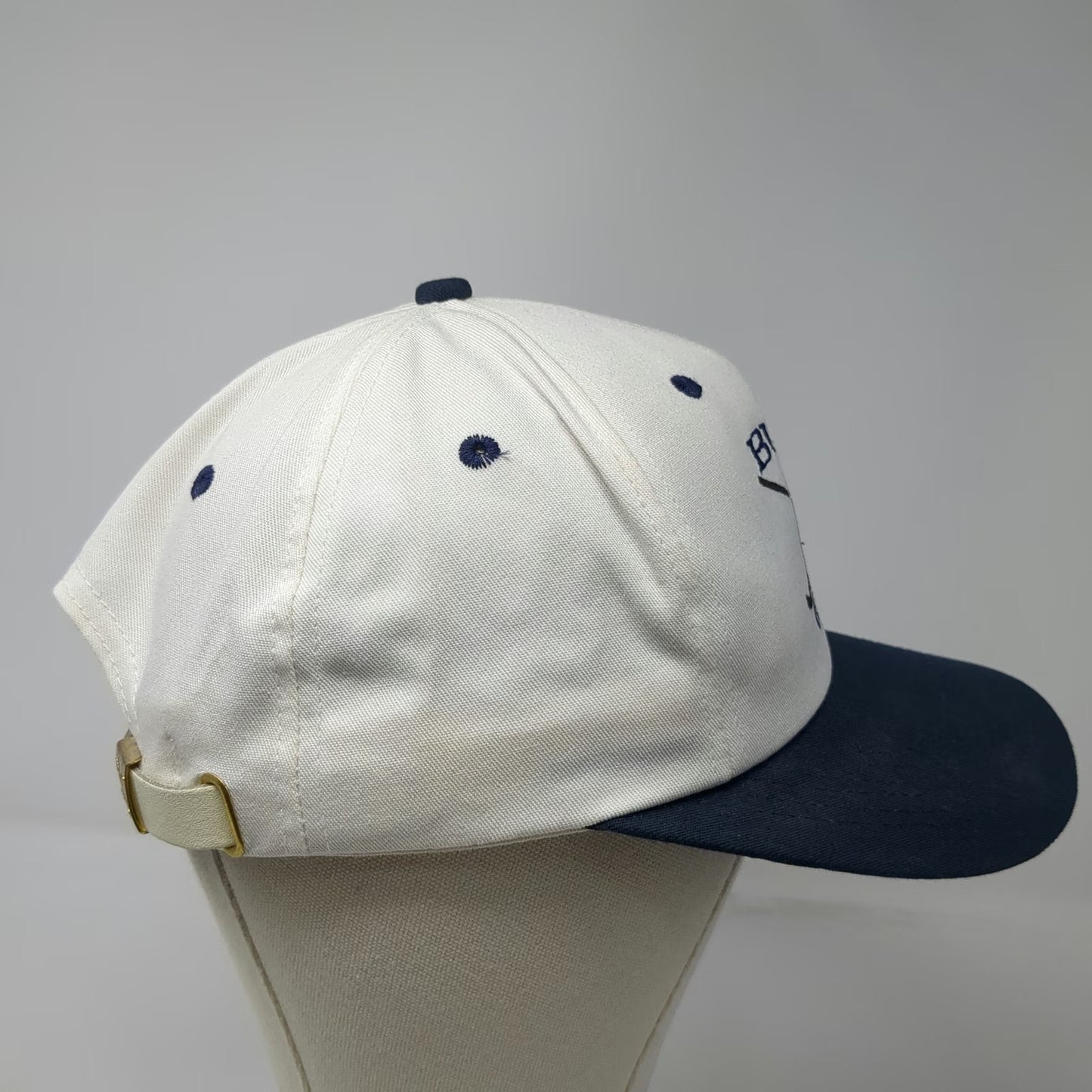 K-Products Snapback White Blue One Size Buick Golf Crossed Clubs Made in USA Hat