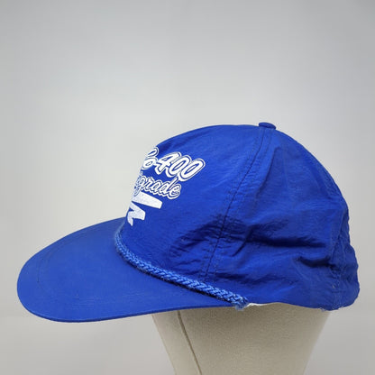 Delo 400 Multigrade Snapback Hat Blue One Size Adjustable Lightweight Rope