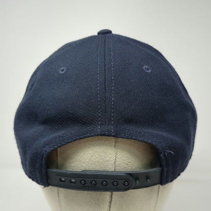 OTTO Snapback Hat Blue One Size Stars Embroidery Gray Underbrim Structured