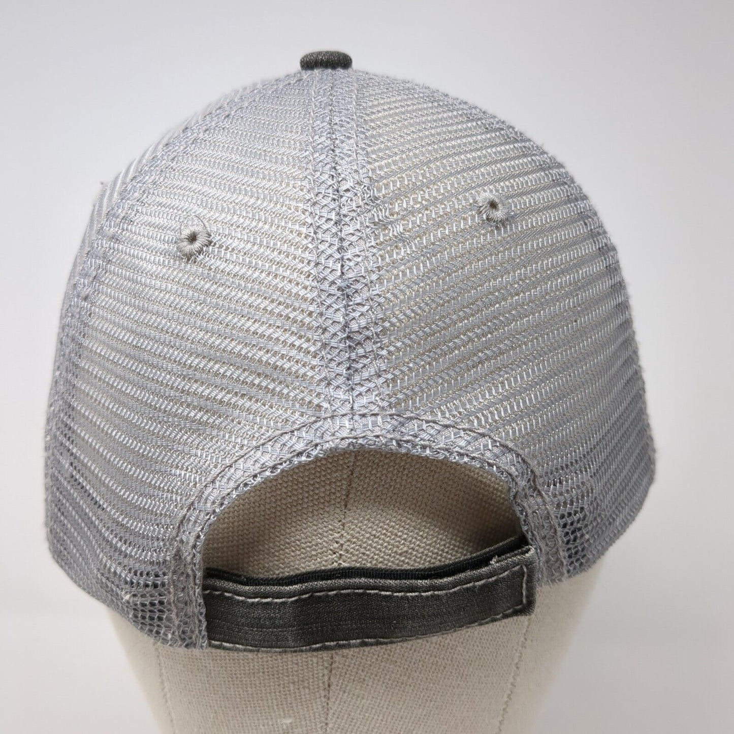 Home Strapback Mesh Back Trucker Hat Gray One Size Adjustable Loaded Lids