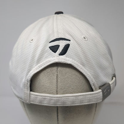 TaylorMade Baseball Cap White One Size Slideback Side Logo Golf Performance Hat