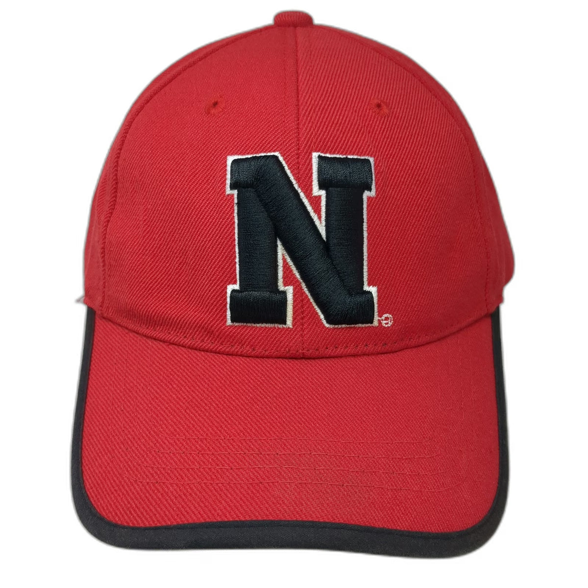 Big Boy Nebraska Cornhuskers NCAA Cap Red Black White One Size Strapback Logo