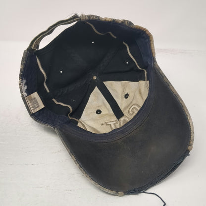 Caterpillar Brown Camo Baseball Cap One Size Embroidered Logo Strapback Hat