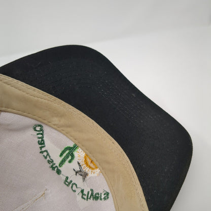 Quartzsite RC Flyers Strapback Trucker Hat Tan OS Adjustable Embroidered Mesh