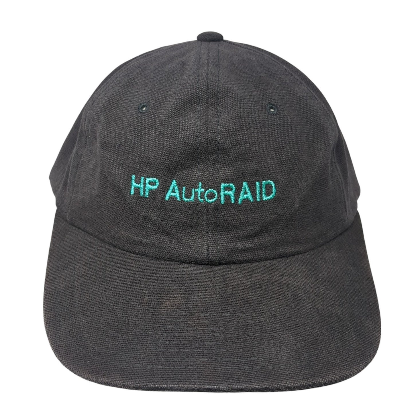 HP AutoRAID Slideback Hat Gray One Size Adjustable Embroidered Yupoong