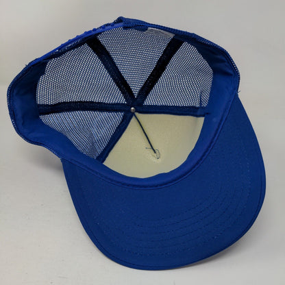 NAPA Snapback Mesh Back Rope Trucker Hat Blue OSFA Solid Sportsman