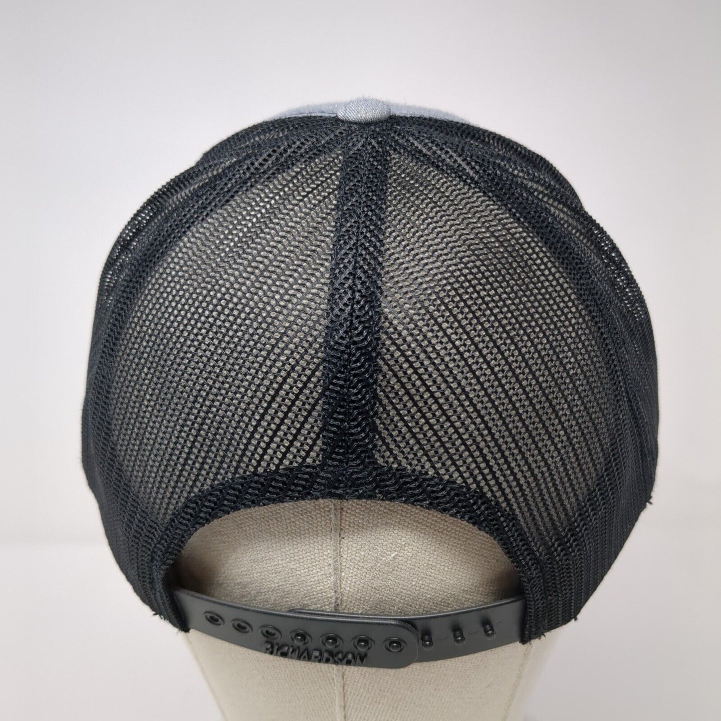 Idaho Snapback Trucker Hat Gray One Size Adjustable Mesh Back Fisherstech