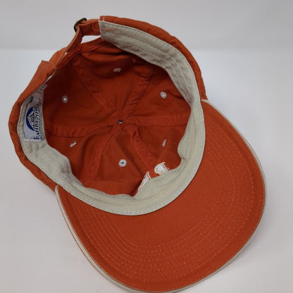 RJS Golf Classic Slideback Hat Orange One Size Adjustable Fahrenheit
