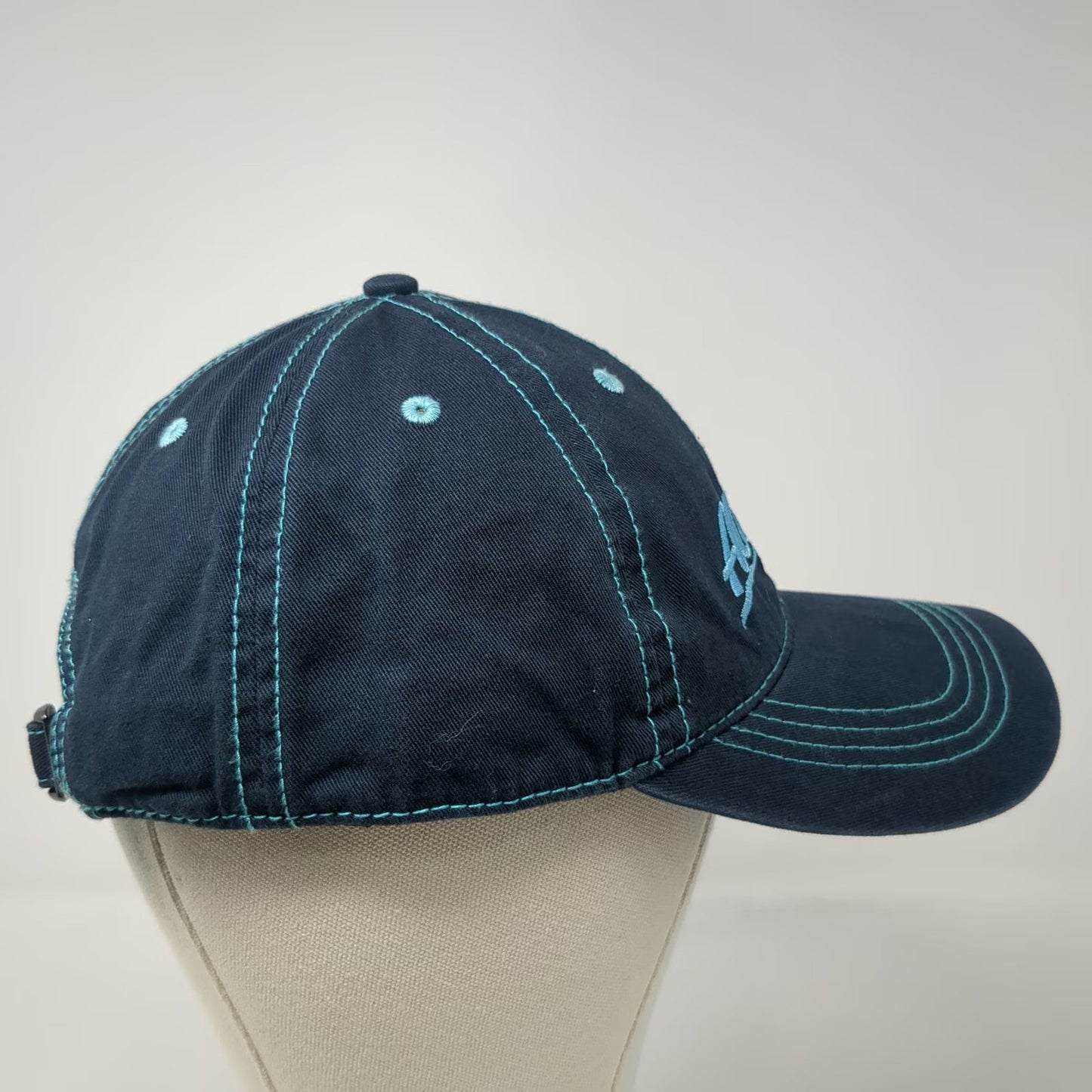 Prairie Mountain Alaska Last Frontier Blue One Size Baseball Cap Hat Slideback