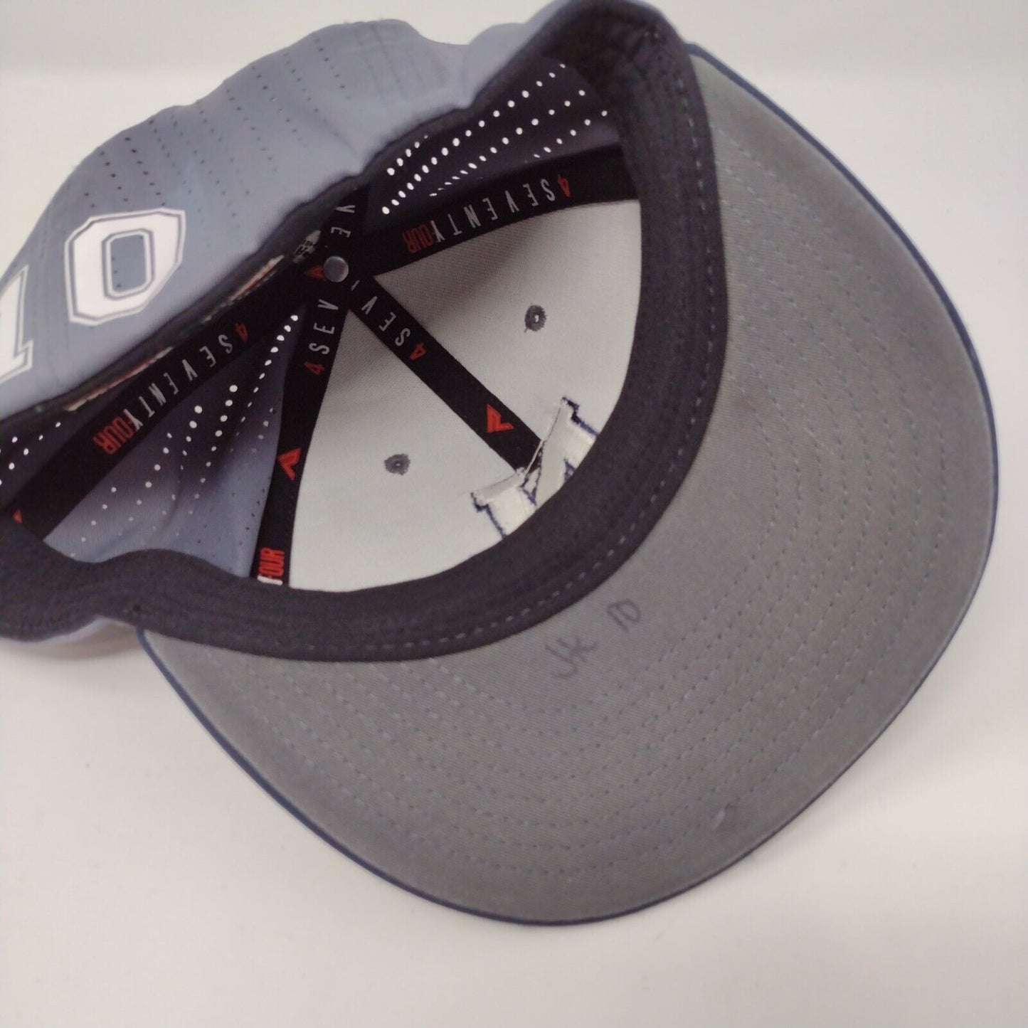 Letter N #10 Fitted Hat Multi S-M Embroidered Colorblock Pacific Headwear