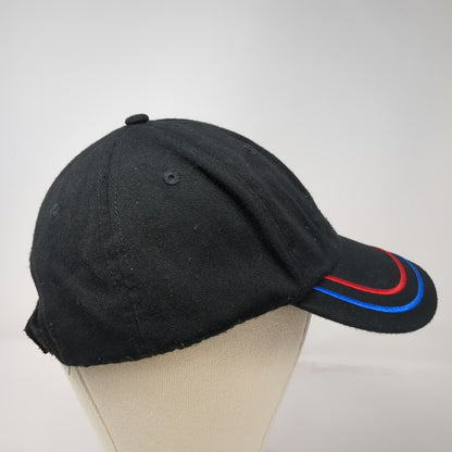 McDonald's Baseball Cap Black One Size Recycled Fabric Strapback Hat Yellow M