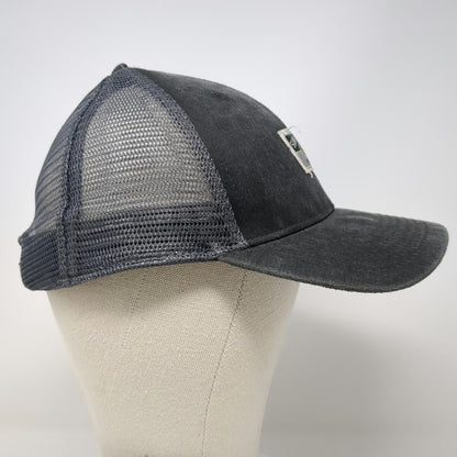 Ahead Baseball Cap Gray One Size Sun Valley Idaho Corduroy Mesh Slideback Hat