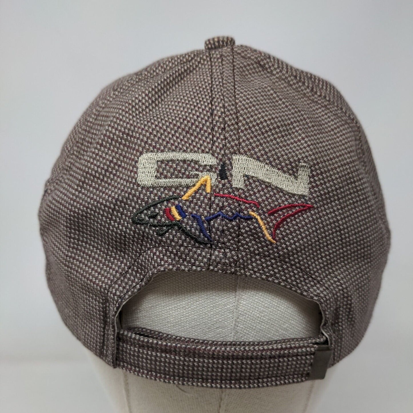 Greg Norman Strapback Hat Multi One Size Embroidered Adjustable Colorblock
