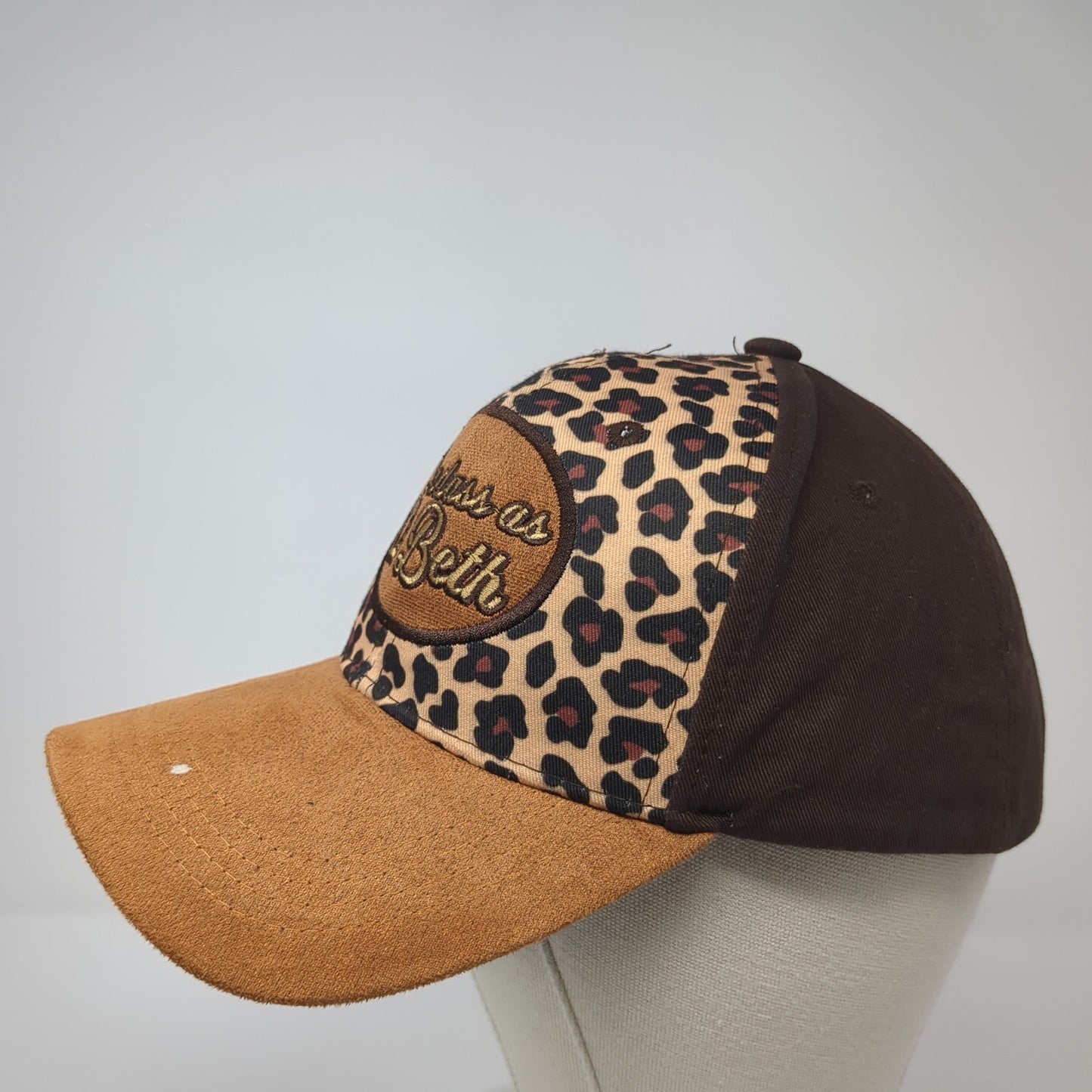 Badass As Beth Strapback Hat Multicolor One Size Animal Print Adjustable