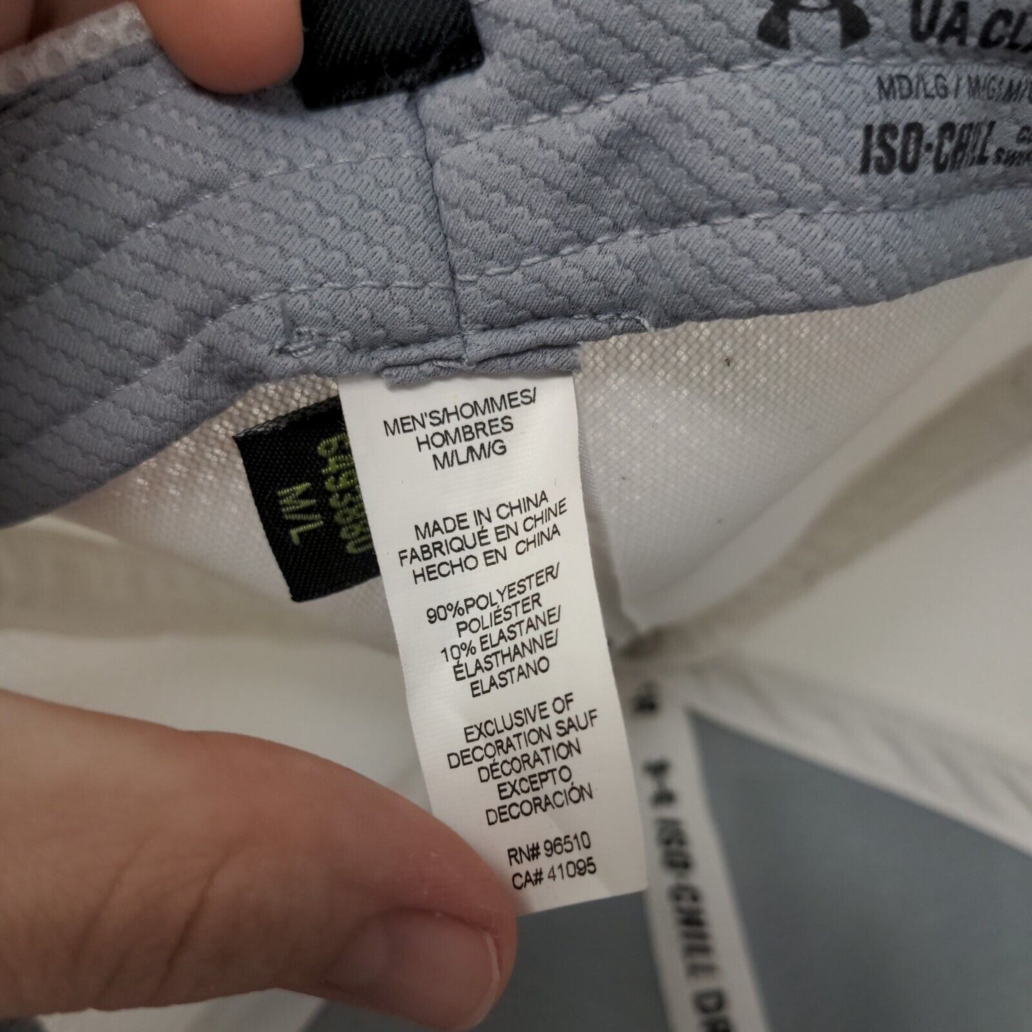 Under Armour Fitted Hat Multicolor M/L Classic Fit ISO Chill Cooling Sweatband