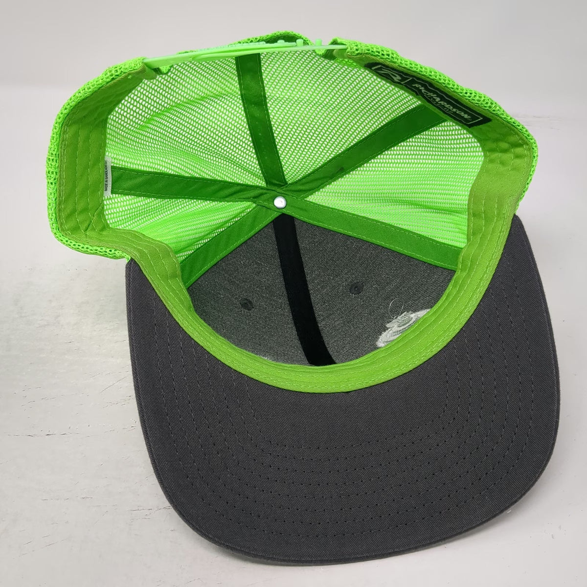 Richardson Trucker Hat Gray Green Pinnacle Shooting Sports OSFM Snapback Mesh