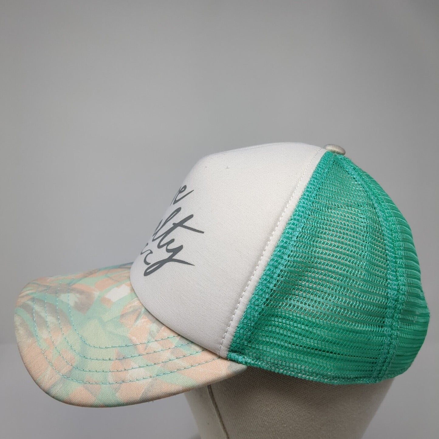 Live Salty Snapback Trucker Hat Multicolor OS Adjustable Mesh Back Salt Life