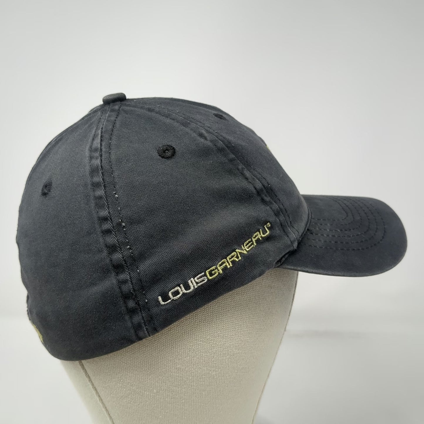 Louis Garneau Baseball Cap Gray One Size LG Logo Embroidered Cycling Fitted Hat