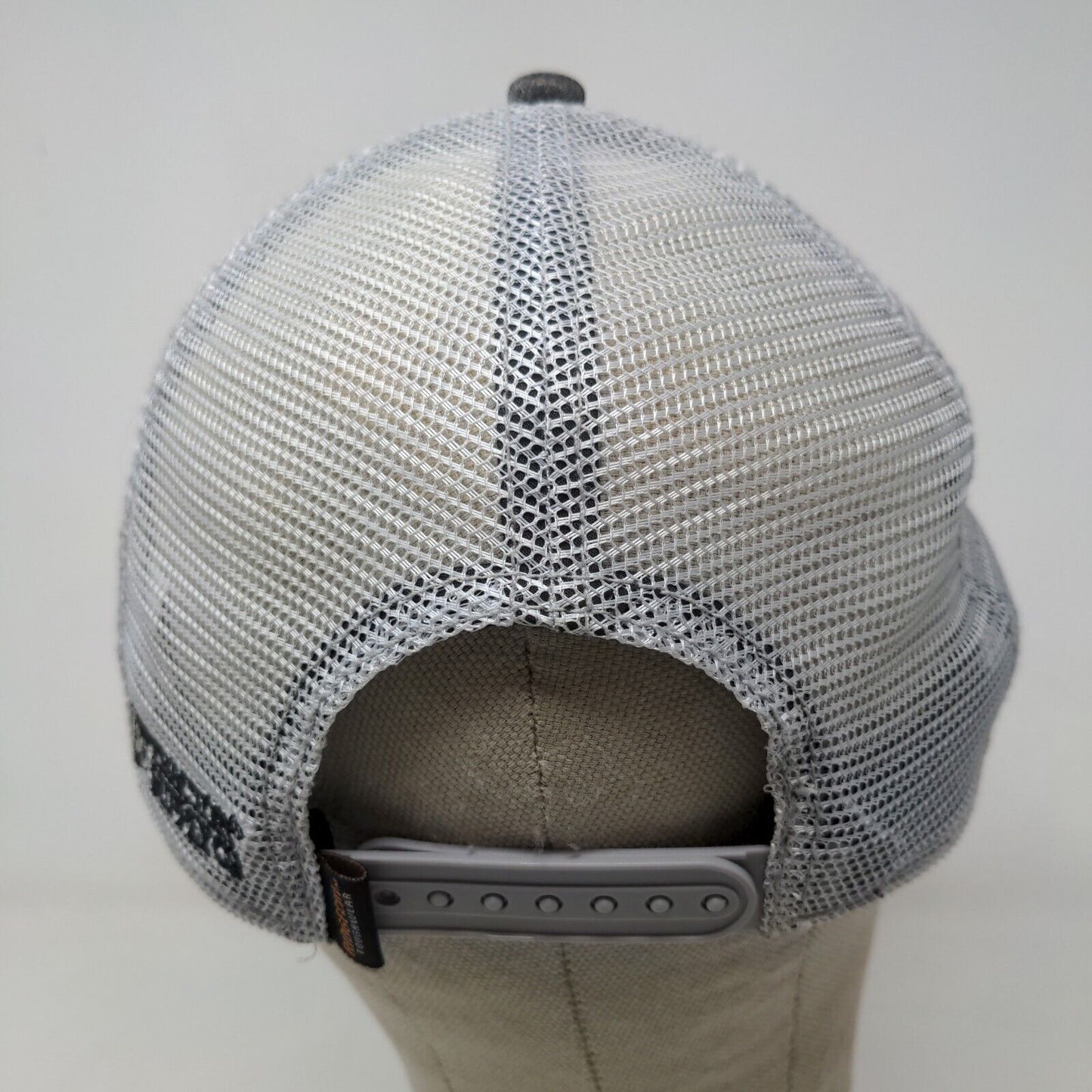 Ridgecut Men's Snapback Mesh Back Hat Gray OSFM 3D Logo Adjustable
