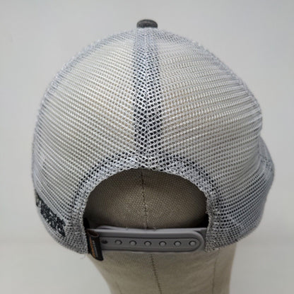 Ridgecut Men's Snapback Mesh Back Hat Gray OSFM 3D Logo Adjustable