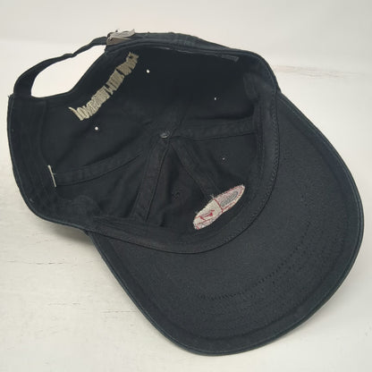 Richardson Baseball Cap Black One Size Jones Family Farm Logo Slideback Hat