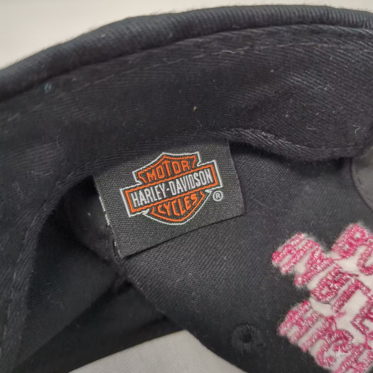 Harley-Davidson High Desert Boise Idaho Black Pink Baseball Cap One Size Hat