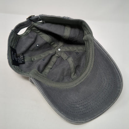 David And Young Slideback Hat Gray One Size Solid Blank Outdoor 6 Panel