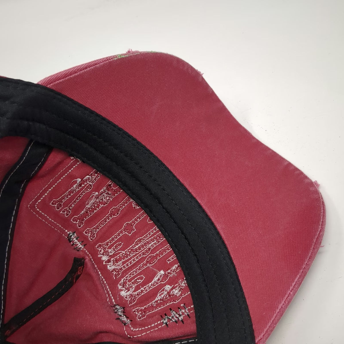 Jumi 5 Panel Red One Size Valencia 2002 Embroidered Cotton Patch Strapback Hat