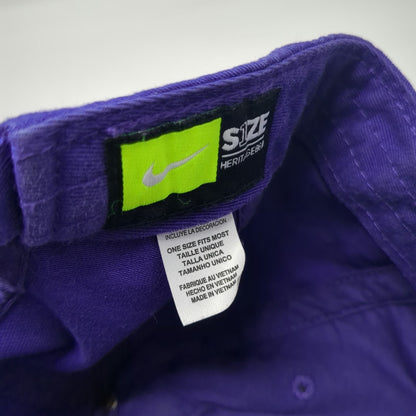 LSU Tigers NCAA Nike Cap Purple One Size Slideback Heritage86 Embroidered Hat