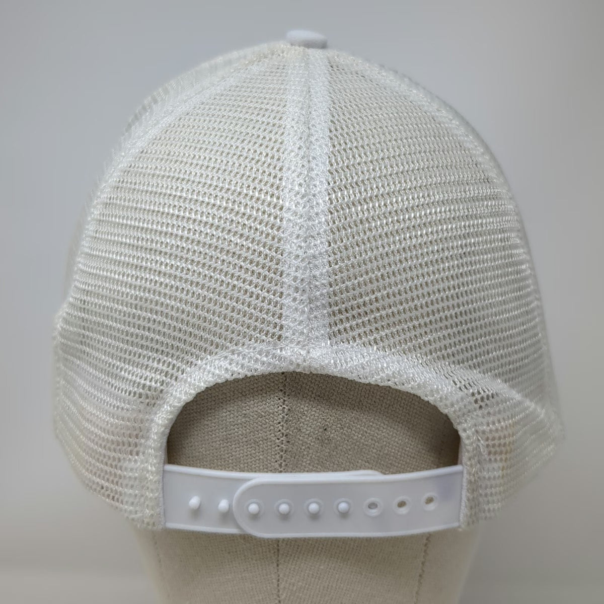 Traffic Cap Trucker Hat White One Size Air-Dreco Pneumatic Hydraulic Mesh Rope
