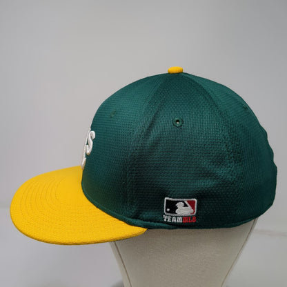 Oakland Athletics MLB OC Sports Baseball Cap Green Yellow One Size Strapback Hat