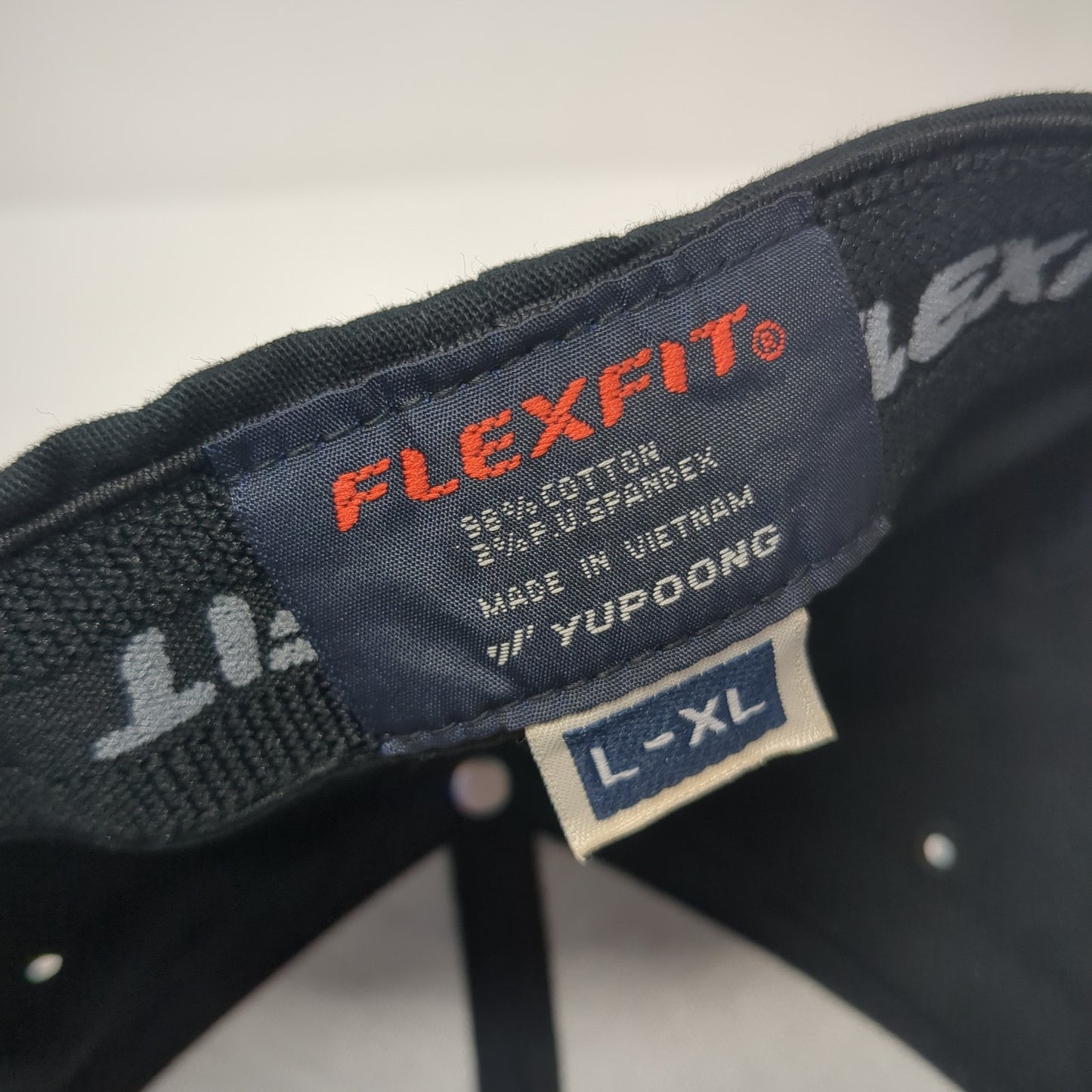Tekno Action Hobbies Shane Lavarello Fitted Hat Black XL Flexfit Yupoong