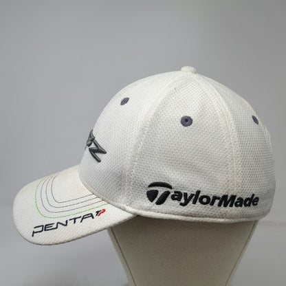 TaylorMade Baseball Cap White One Size RBZ Penta RocketBallz Golf Slideback Hat