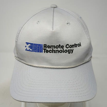 Value Caps 5 Panel Gray One Size Rope Snapback Remote Control Technology Hat