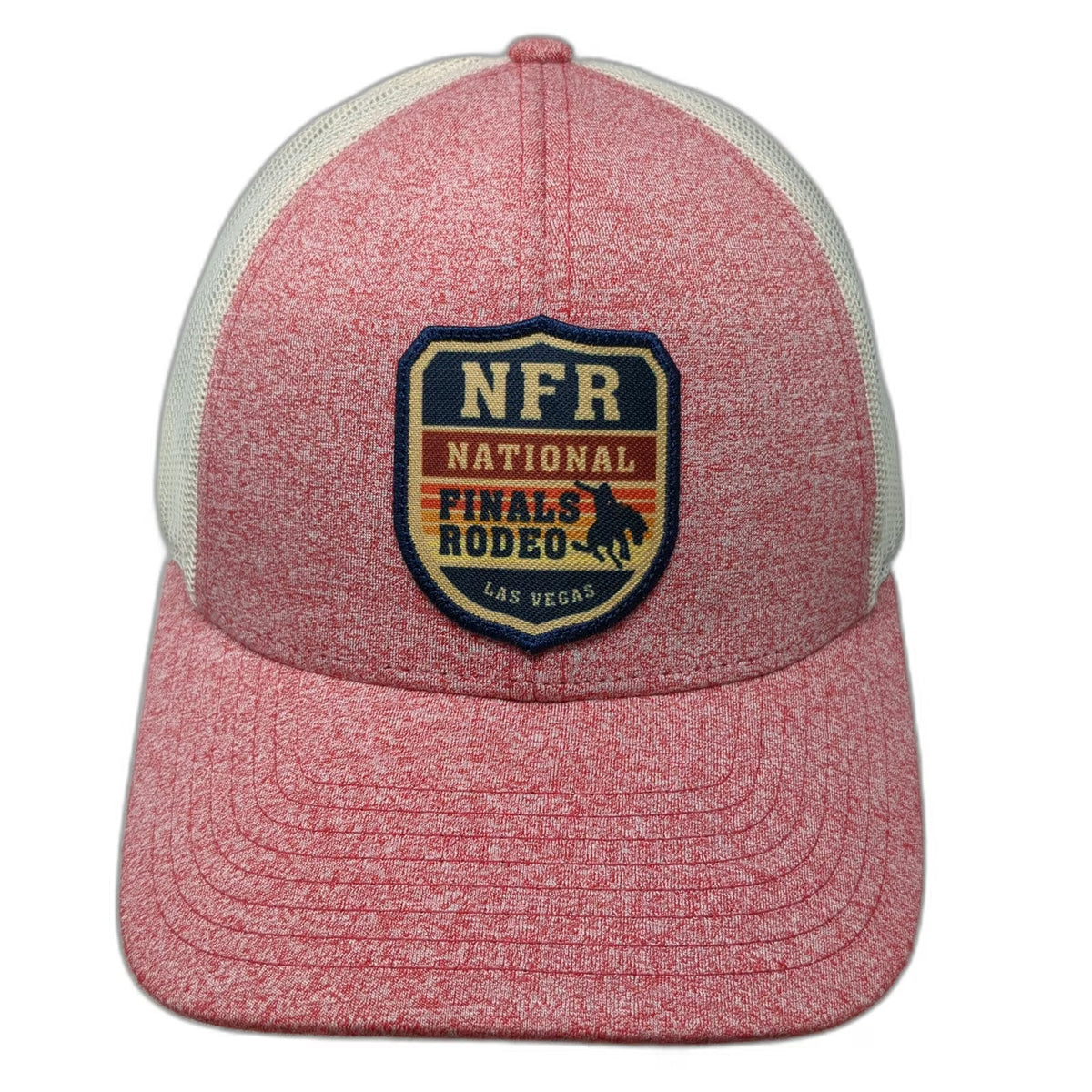 Richardson Trucker Hat Red White L NFR National Finals Rodeo Las Vegas Mesh