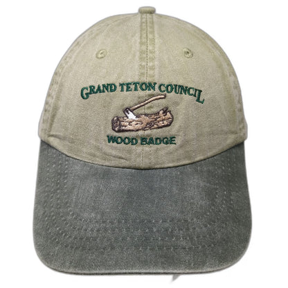 Port & Company Baseball Cap Green One Size Grand Teton Council Wood Badge Hat