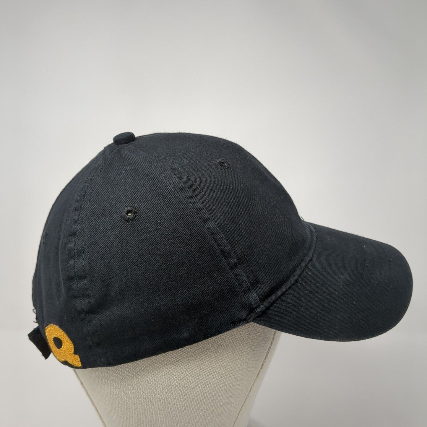 Qdoba Strapback Hat Black One Size Adjustable Embroidered 6 Panel