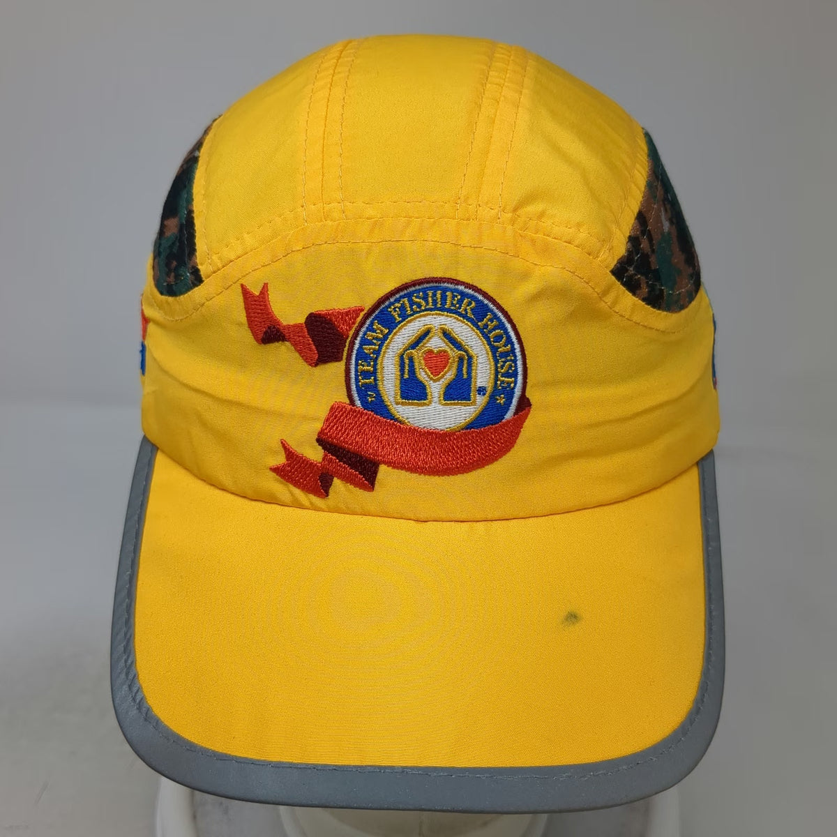 Leslie Jordan Baseball Cap Yellow One Size Team Fisher House Aquafina Camo Hat