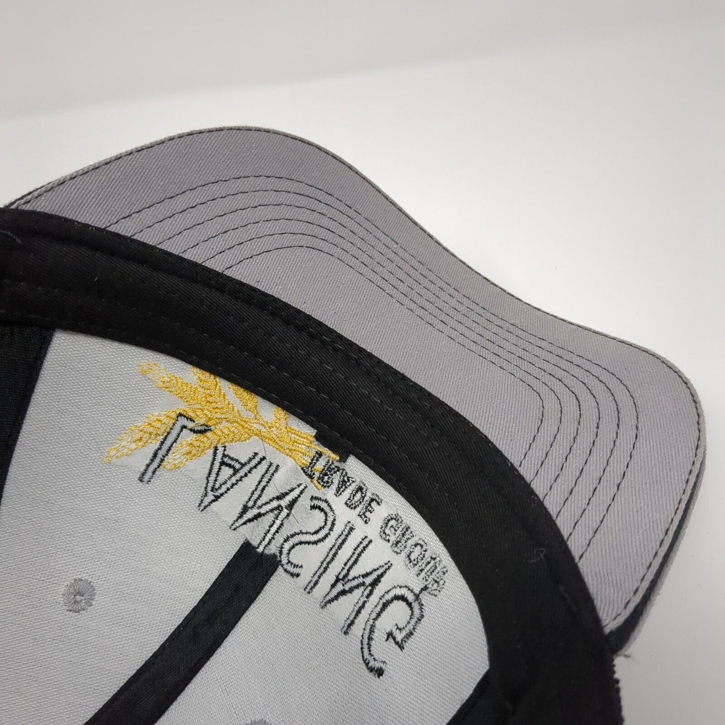 Lansing Trade Group Idaho Strapback Trucker Hat Gray OS Adjustable Mesh Back