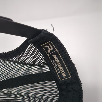 Drift West Snapback Mesh Back Trucker Hat Gray One Size Colorblock