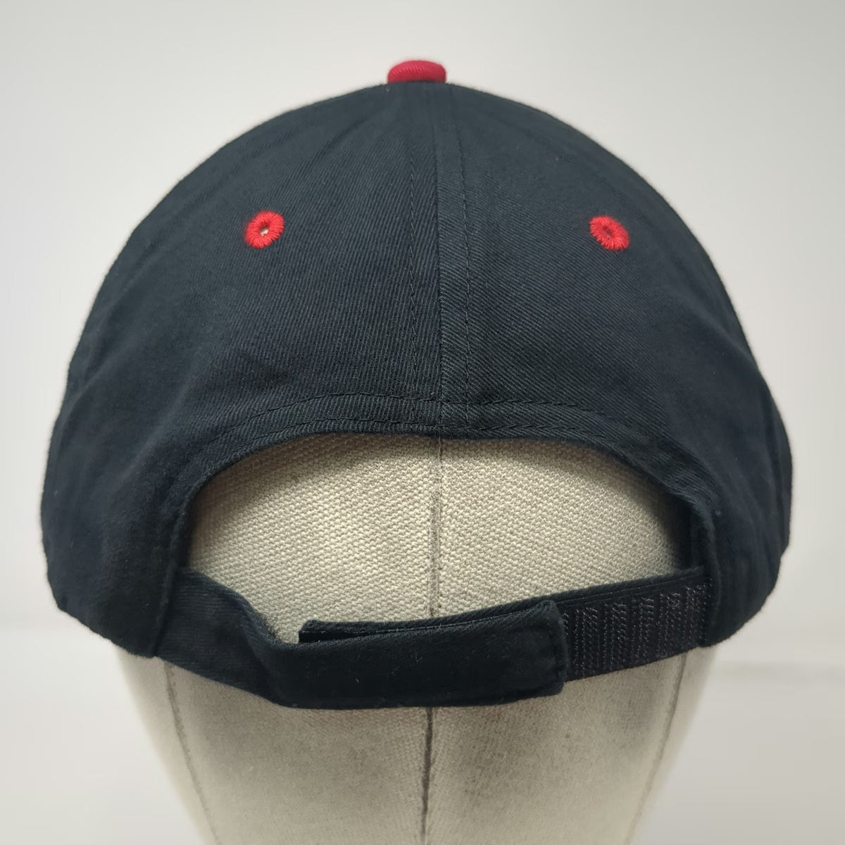 Otto Baseball Cap Black Red One Size Peatland Reds Trail MN Potato Mascot Hat