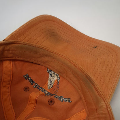 Attitude 101 Baseball Cap Orange One Size Fly Fishing Hancock NY Strapback Hat