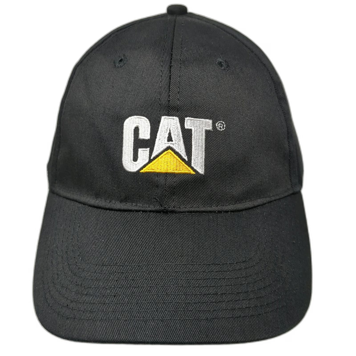 Caterpillar Baseball Cap Black One Size Cat MineStar Slideback Hat Mining Logo