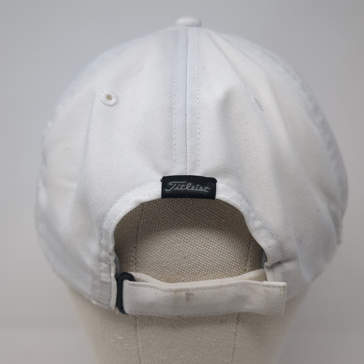 Titleist Strapback Baseball Cap White One Size Adjustable Embroidered Patriotic
