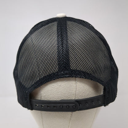 Bass Pro Shops Snapback Trucker Hat Black OSFM Adjustable Mesh Back Gone Fishing